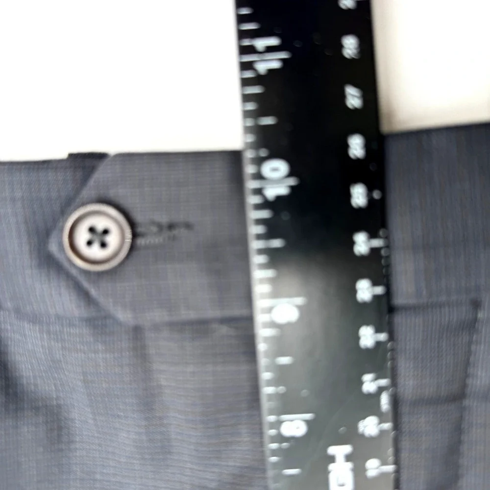 EGARA ZIGNONE Men's 42R W34 Charcoal Gray Italian Wool Slim Fit 2 Piece Suit